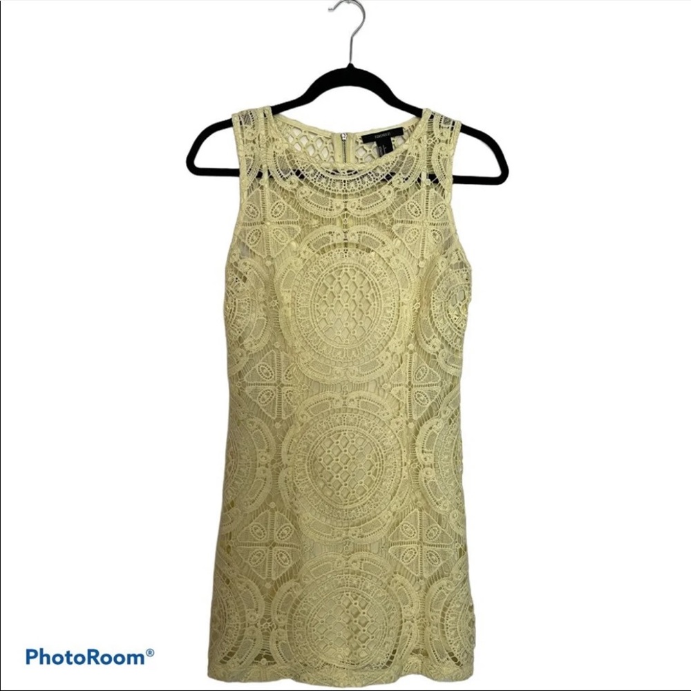 Forever 21 Womens Size S Yellow Dress